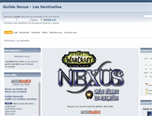 Tablet Screenshot of guilde-nexus.net